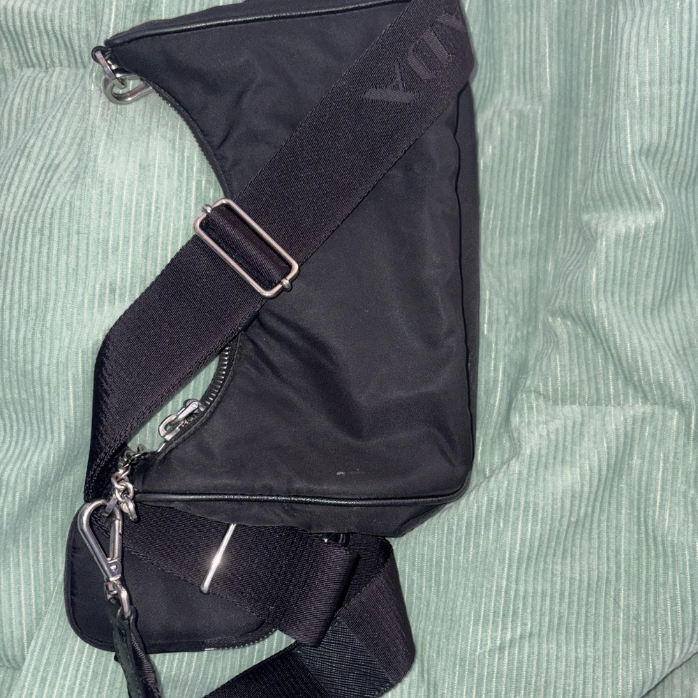 Prada Black Nylon Zip Pouch - Picture 8 of 9